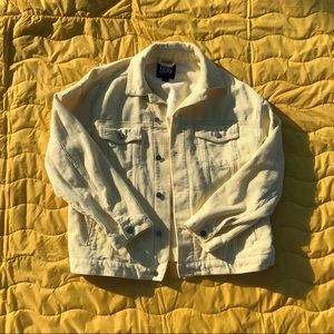 urban outfitters corduroy jacket in lemon NWOT